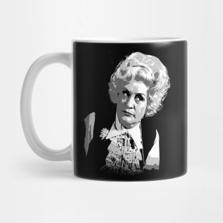 mrs slocombe black and white Mug